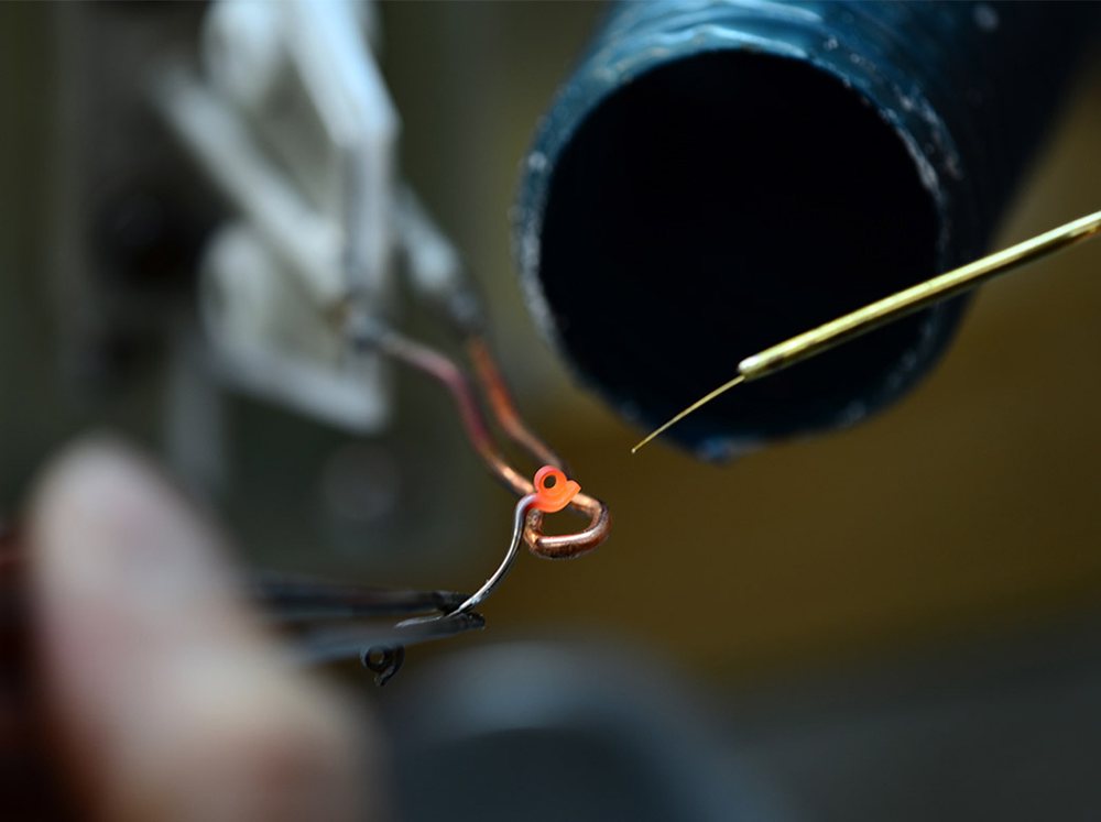 A LUNOR frame soldered by hand